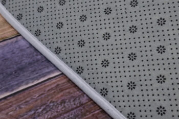 Apextextil, AKCIA: Protišmyková 3D predložka Drevená podlaha, modrá, detská izba