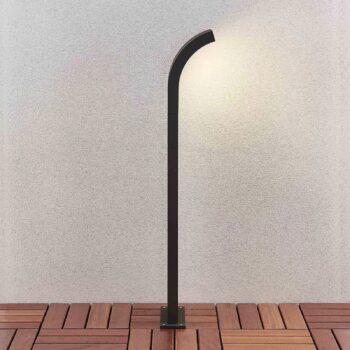 Arcchio Advik LED projektor, 100 cm, antracitová farba, kov, IP65