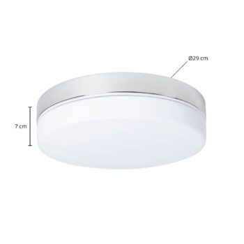 Arcchio Aliras kúpeľňové LED svetlo, chróm, 29 cm