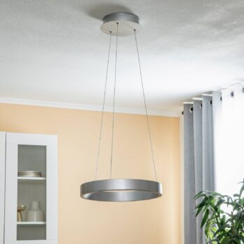 Arcchio Answin LED závesné svietidlo 26,4 W strieborné