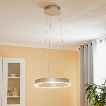 Arcchio Answin LED závesné svietidlo 26,4 W strieborné