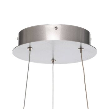 Arcchio Answin LED závesné svietidlo 26,4 W strieborné