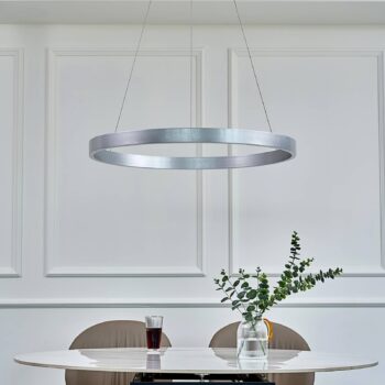 Arcchio Answin LED závesné svietidlo 52,8 W strieborné