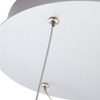 Arcchio Answin LED závesné svietidlo 52,8 W strieborné