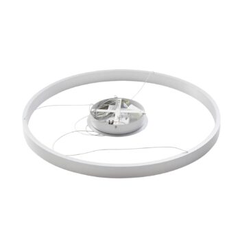 Arcchio Answin LED závesné svietidlo 52,8 W strieborné