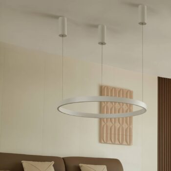 Arcchio Answin LED závesné svietidlo 70,4 W biele