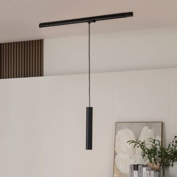 Arcchio Ejona LED závesné svietidlo čierne 6/40cm