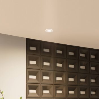 Arcchio Elmon LED vstavané svietidlo, IP65, biele