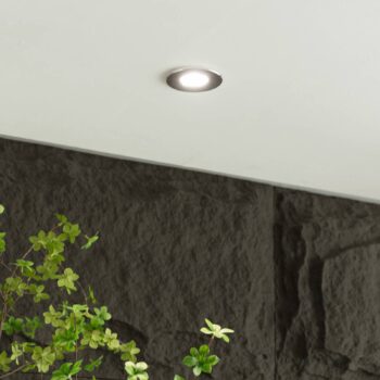 Arcchio Elmon LED vstavané svietidlo, IP65, chróm