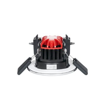 Arcchio Elmon LED vstavané svietidlo, IP65, chróm