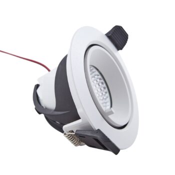 Arcchio Harcos LED stropné svietidlo, biele, Ø 11 cm, 4 000 K