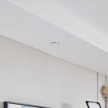 Arcchio Harcos LED stropné svietidlo, biele, Ø 8 cm, 4 000 K