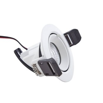 Arcchio Harcos LED stropné svietidlo, biele, Ø 8 cm, 4 000 K