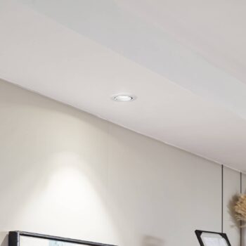 Arcchio Harcos LED stropné svietidlo, biele, Ø 8 cm, 4 000 K