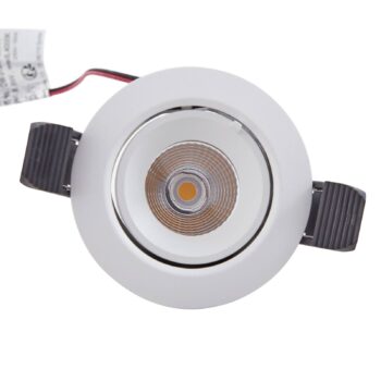 Arcchio Harcos LED stropné svietidlo, biele, Ø 8 cm, 4 000 K