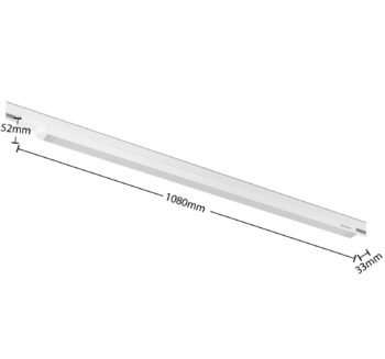 Arcchio Harlow LED koľajnicové svetlo, biele, 109 cm, 3 000 K