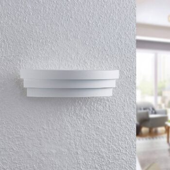 Arcchio Harun LED nástenná lampa 30 cm biela
