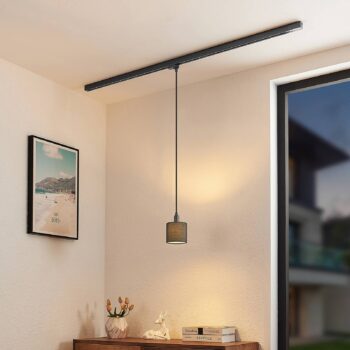 Arcchio Heleni závesná lampa čierna 12cm