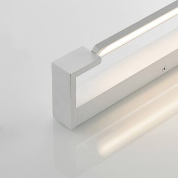Arcchio LED nástenné svetlo Jora, 90 cm, biele, otočné, IP44