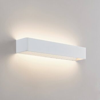 Arcchio LED nástenné svetlo Karam, 53 cm, biela, kov, hore/dole