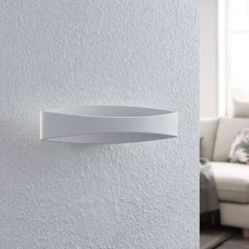 Arcchio LED nástenné svietidlo Jelle, 44 cm, biele, kov, hore/dole