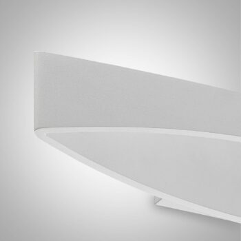 Arcchio LED nástenné svietidlo Jelle, 44 cm, biele, kov, hore/dole