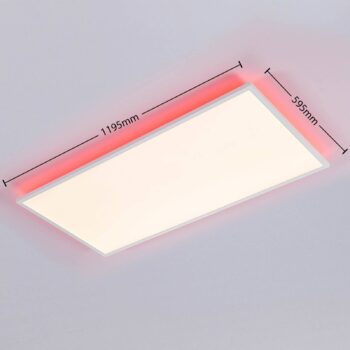 Arcchio LED panel Brenda, 120 x 60 cm, CCT, diaľkové ovládanie