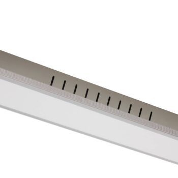 Arcchio LED panel Lyndra, 120 cm, strieborný, hliník, stmievateľný, CCT