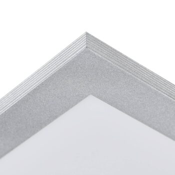 Arcchio LED panel Lyndra, 40 cm, strieborný, hliník, stmievateľný, CCT