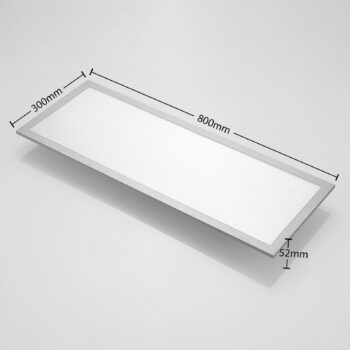 Arcchio LED panel Lyndra, 80 cm, strieborný, hliník, stmievateľný, CCT