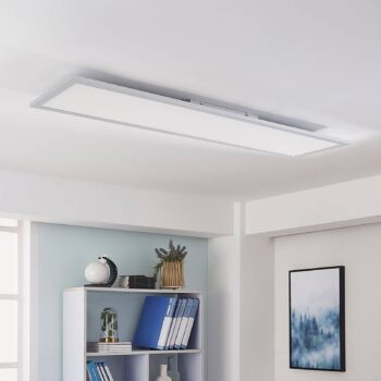 Arcchio LED panel Lysander, 50W, CCT, 119cm, strieborný
