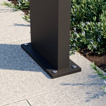 Arcchio LED podstavec Havin, antracitová farba, kov, 60 cm