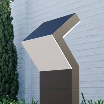 Arcchio LED podstavec Havin, antracitová farba, kov, 60 cm