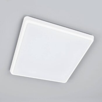 Arcchio LED stropné svietidlo Augustin, 40 x 40 cm, biele, IP54