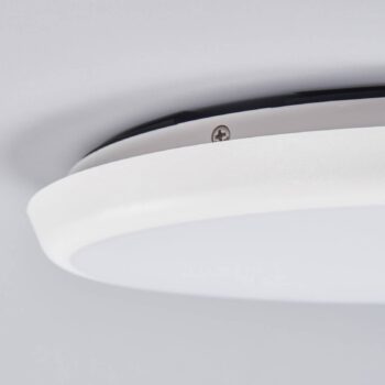 Arcchio LED stropné svietidlo Augustin, Ø 30 cm, CCT, biele, IP54