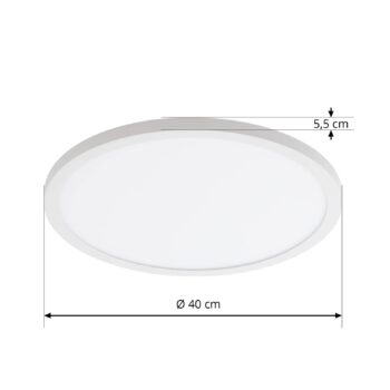 Arcchio LED stropné svietidlo Brenda, Ø 40 cm, CCT, diaľkové ovládanie