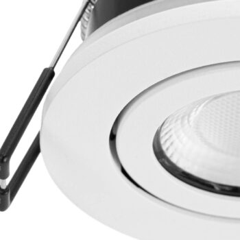 Arcchio LED stropné svietidlo Eliar round white CCT otočné