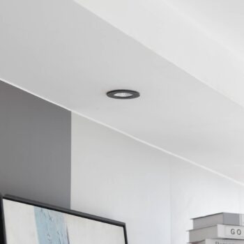 Arcchio LED stropné svietidlo Lirin, čierne, 2 700 K
