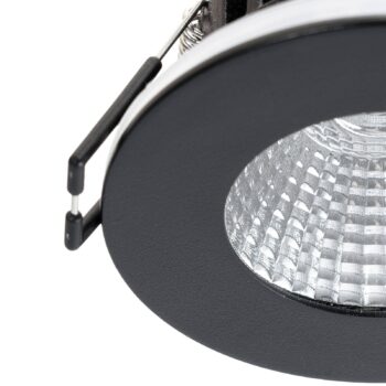 Arcchio LED stropné svietidlo Lirin, čierne, 4 000 K