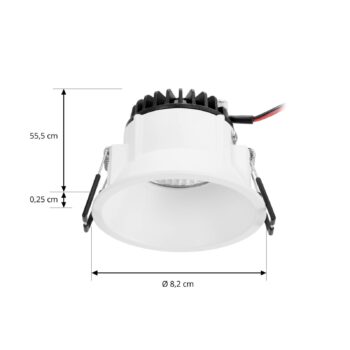 Arcchio LED stropné svietidlo Niria, biele, 4 000 K