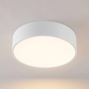 Arcchio LED stropné svietidlo Noabelle, Ø 40 cm, biela, kov