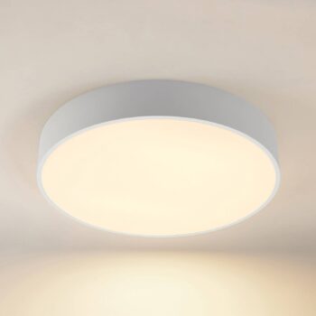 Arcchio LED stropné svietidlo Noabelle, Ø 60 cm, biela, kov