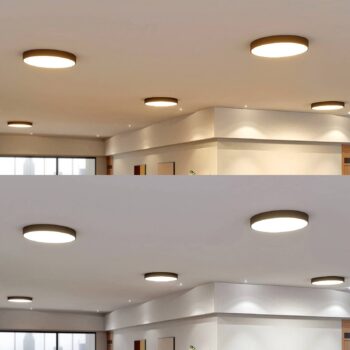 Arcchio LED stropné svietidlo Noabelle, Ø 80 cm, čierna, kov