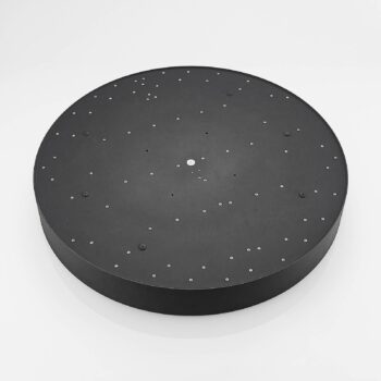 Arcchio LED stropné svietidlo Noabelle, Ø 80 cm, čierna, kov