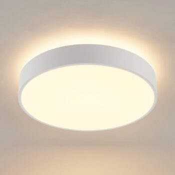 Arcchio LED stropné svietidlo Vanida, biele, Ø 40 cm, hore/dole