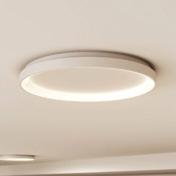 Arcchio LED stropné svietidlo Vivy, Ø 58 cm, biela, kov
