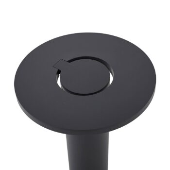 Arcchio LED svetlo na chodník Tovio, antracit, Ø24cm
