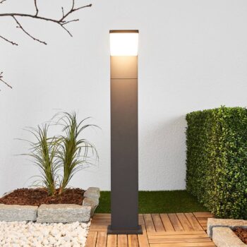 Arcchio LED svetlo na chodník Yolena, 100 cm, antracit, hliník