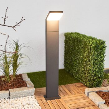Arcchio LED svetlo na chodník Yolena, 100 cm, antracit, hliník