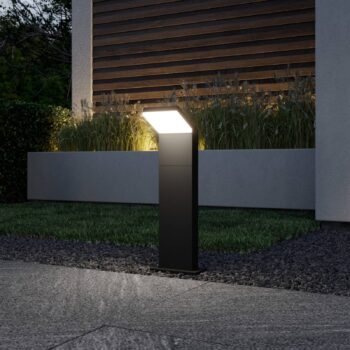 Arcchio LED svetlo na chodník Yolena, 60 cm, antracit, hliník